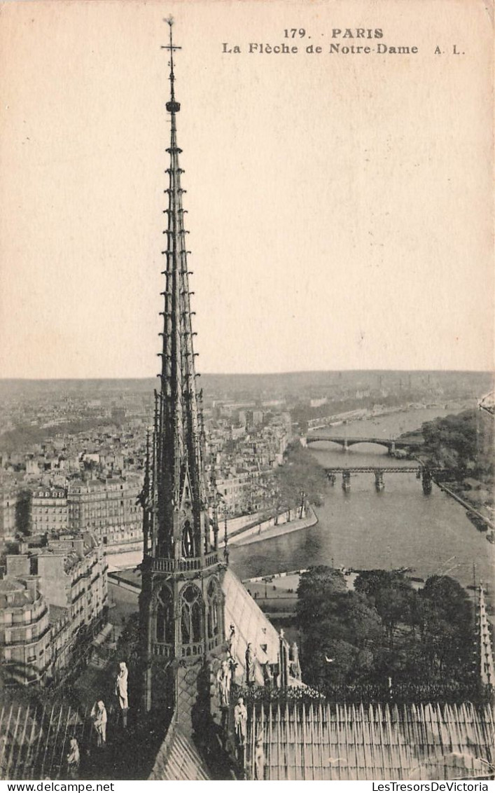 FRANCE - Paris - La Flèche De Notre Dame - AL - Carte Postale Ancienne - Notre Dame Von Paris