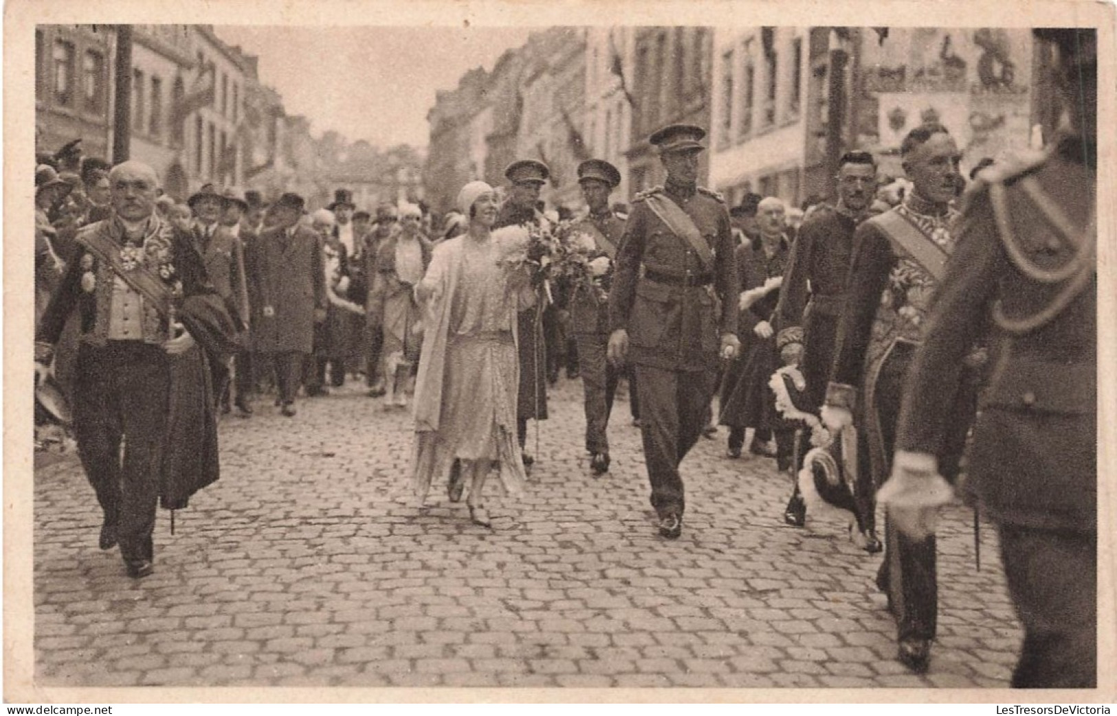 BELGIQUE - Mons - Visite De La Famille Royale à L'occasion Du Centenaire De L'indépendance - Carte Postale Ancienne - Mons