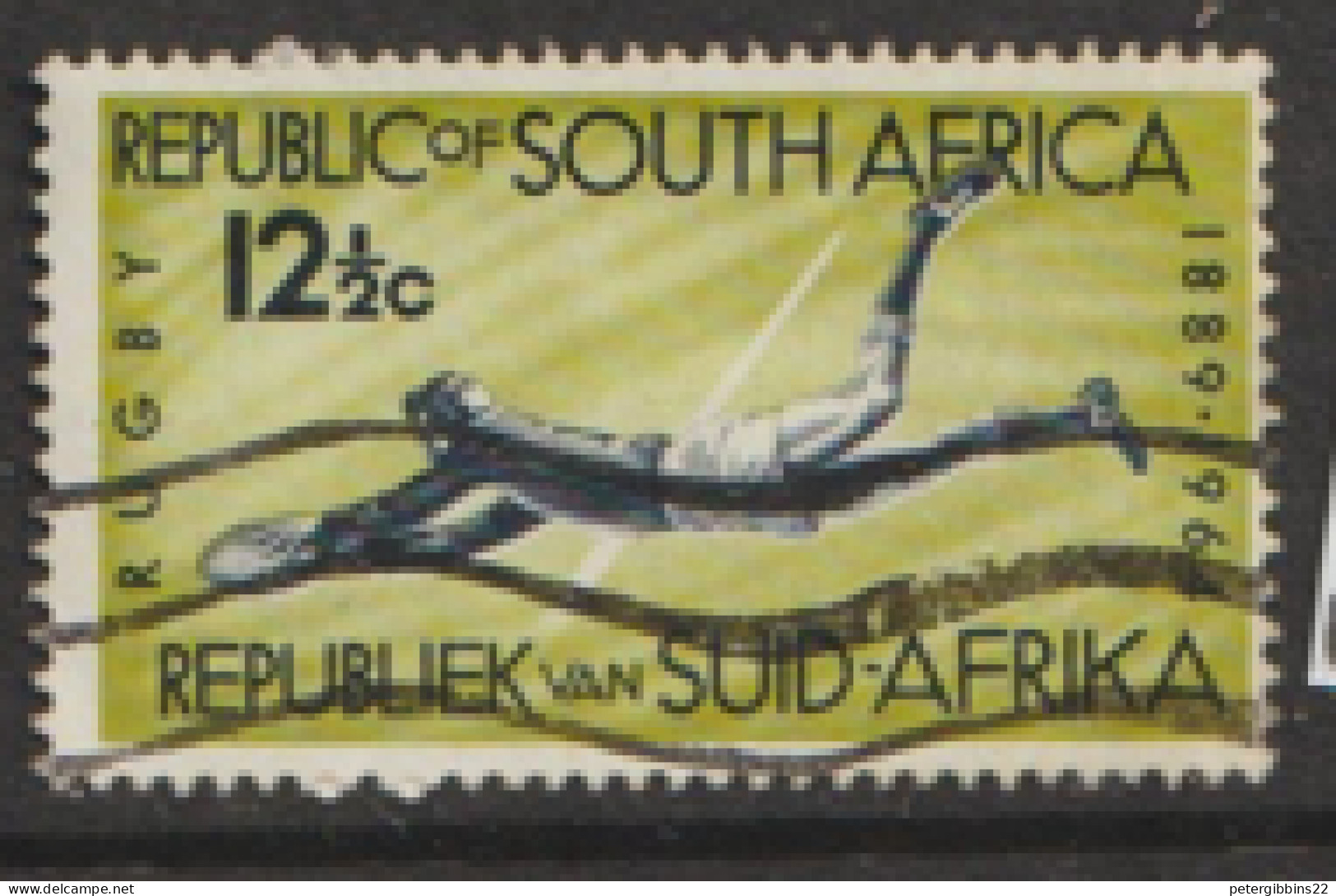 South Africa  1964  SG 253  12.1/2c  Rugby  Fine Used - Sud-Soudan