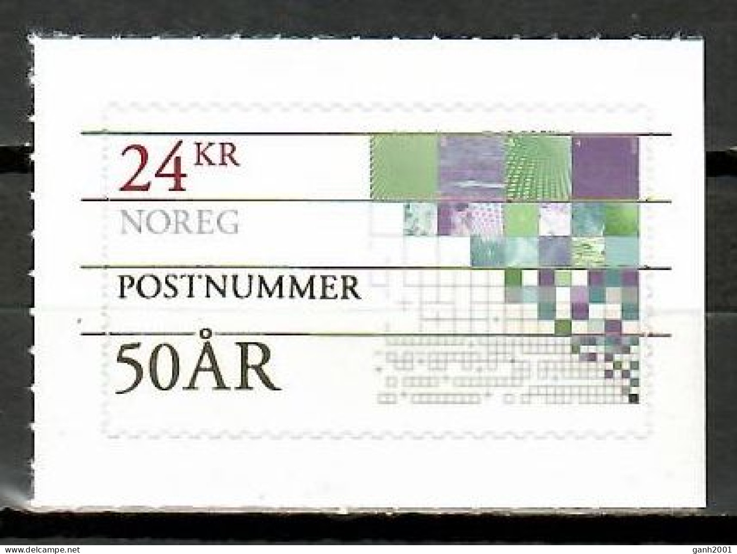 Norway 2018 Noruega / 50 Years Postal Codes MNH 50 Años Códigos Postales Postleitzahlen / Cu10112  22-39 - Ongebruikt