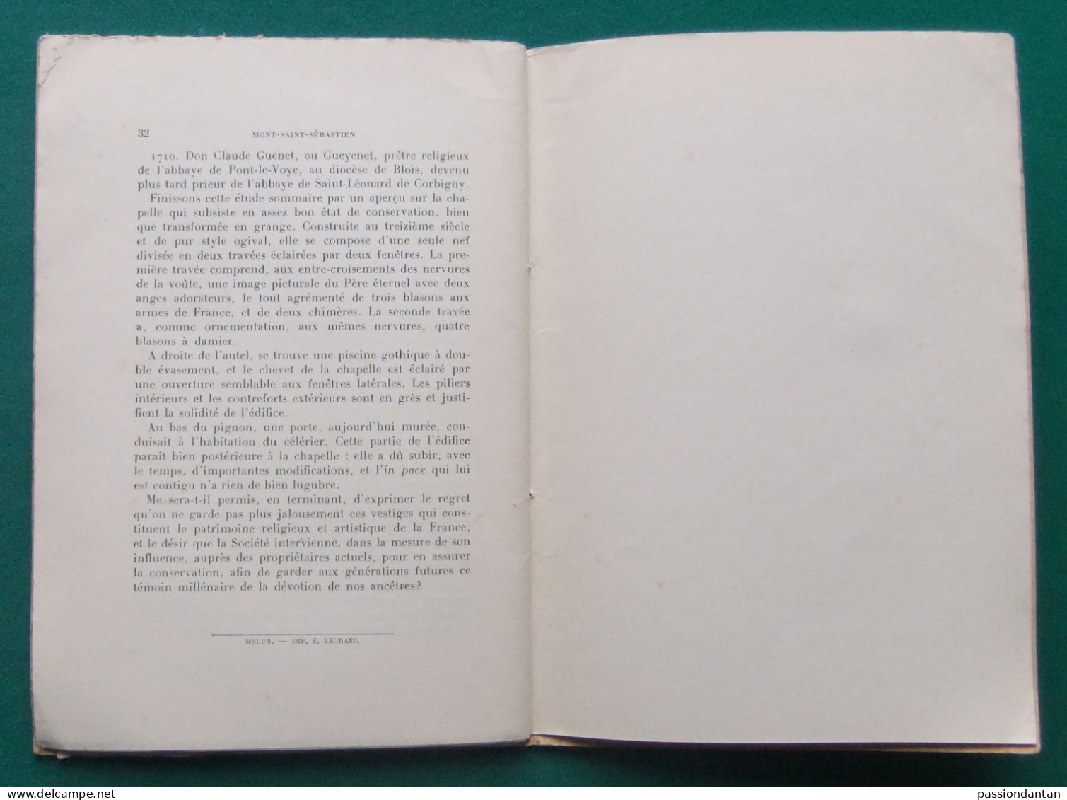 Livret De A. Duchein - Soignolles Sur Yères Et Mont Saint-Sébastien - Année 1927 - Ile-de-France