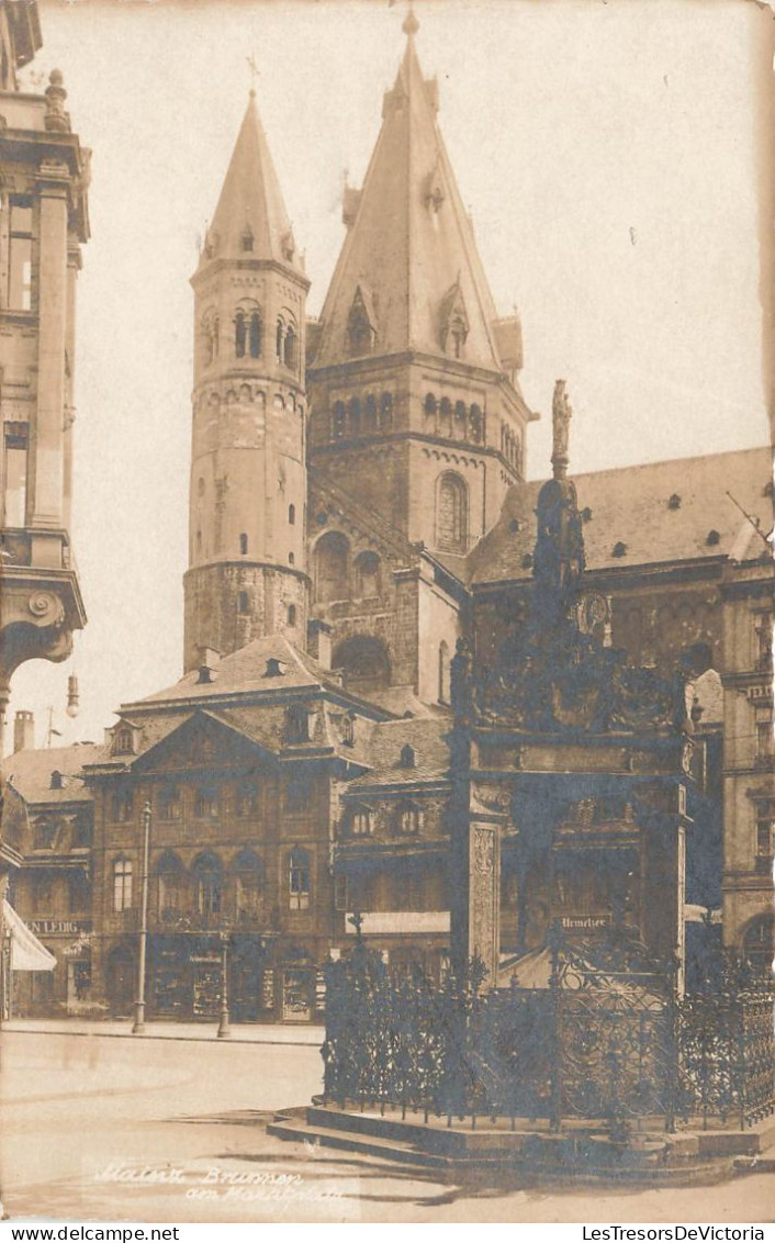 ALLEMAGNE - Mainz - Brunnen Am Marktplazt - Carte Postale Ancienne - Mainz