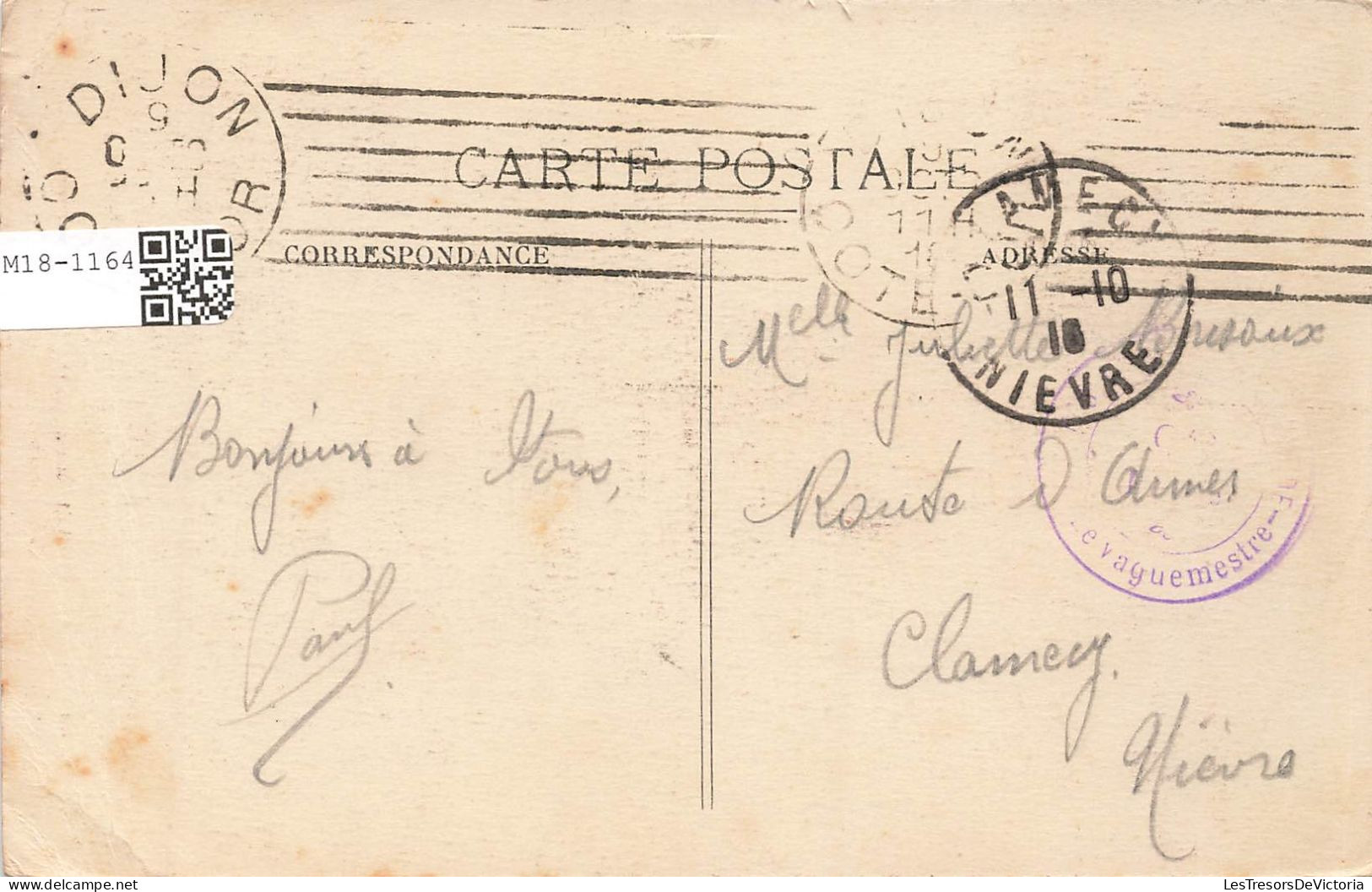 FRANCE - Dijon - Puits De Morse - Les Prophètes Jérémie Et Zacharie - Carte Postale Ancienne - Dijon