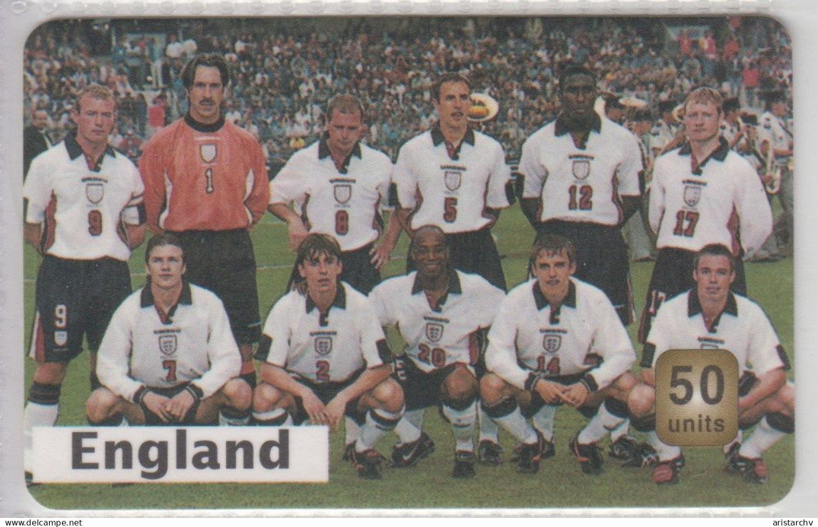USA 1998 FOOTBALL WORLD CUP ENGLAND TEAM - Deportes