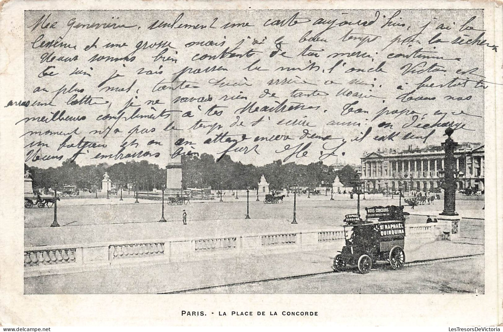 FRANCE - Paris - La Place De La Concorde - Carte Postale Ancienne - Squares