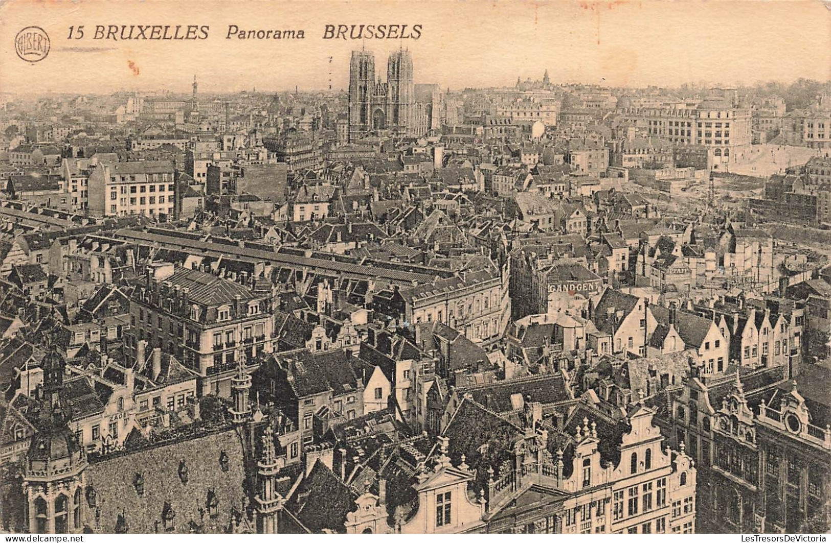 BELGIQUE - Bruxelles - Panorama - Carte Postale Ancienne - Panoramic Views