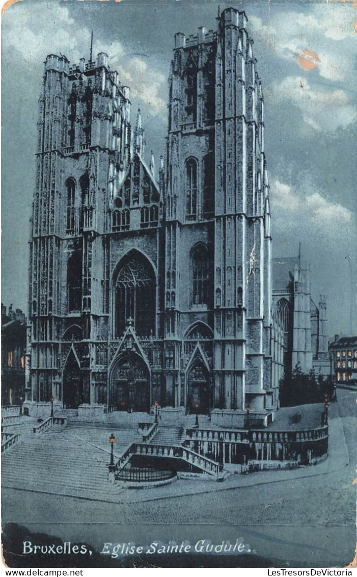 BELGIQUE - Bruxelles - Eglise Sainte Gudule - Carte Postale Ancienne - Monuments