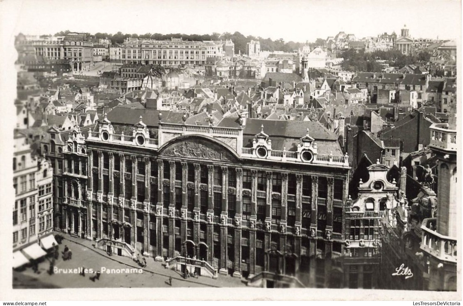 BELGIQUE - Bruxelles - Panorama - Carte Postale Ancienne - Mehransichten, Panoramakarten