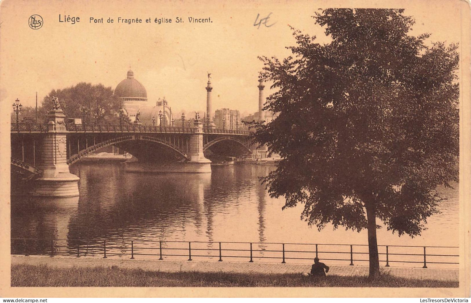 BELGIQUE - Liège - Pont De Fragnée Et église Saint Vincent - Carte Postale Ancienne - Luik