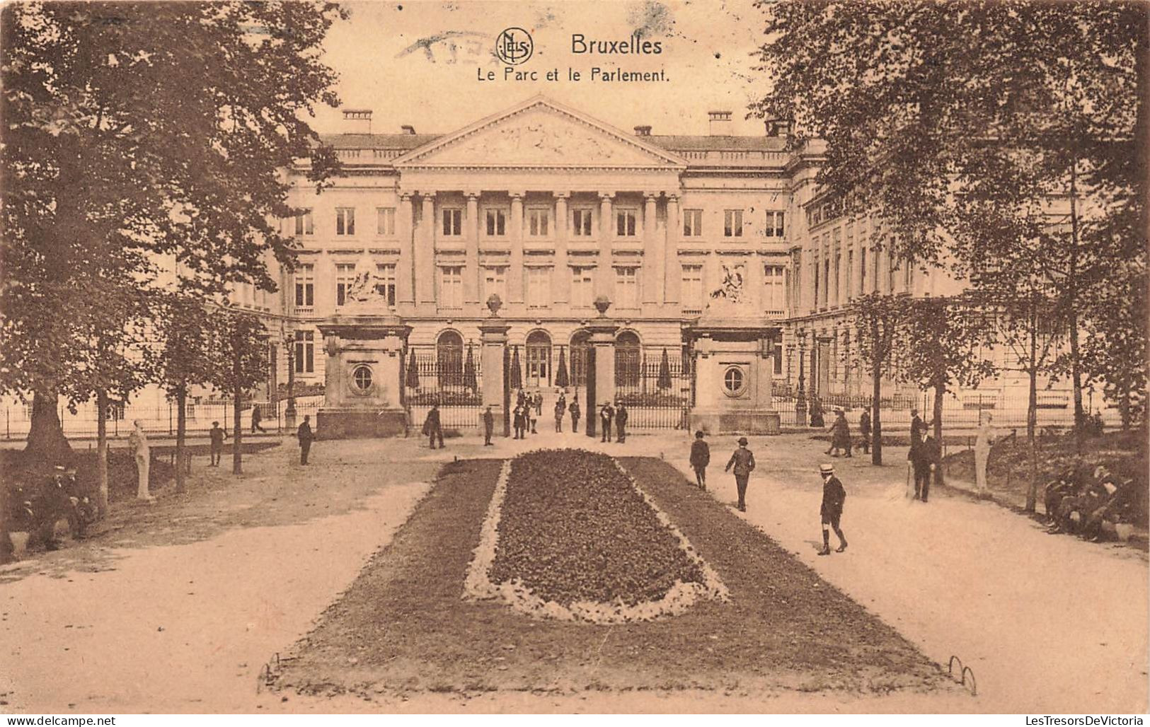 BELGIQUE - Bruxelles - Le Parc Et Le Parlement - Carte Postale Ancienne - Places, Squares