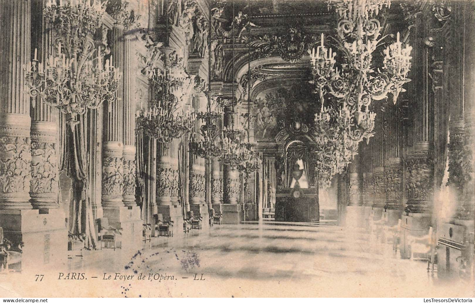 FRANCE - Paris - Le Foyer De L'Opéra - Carte Postale Ancienne - Andere Monumenten, Gebouwen