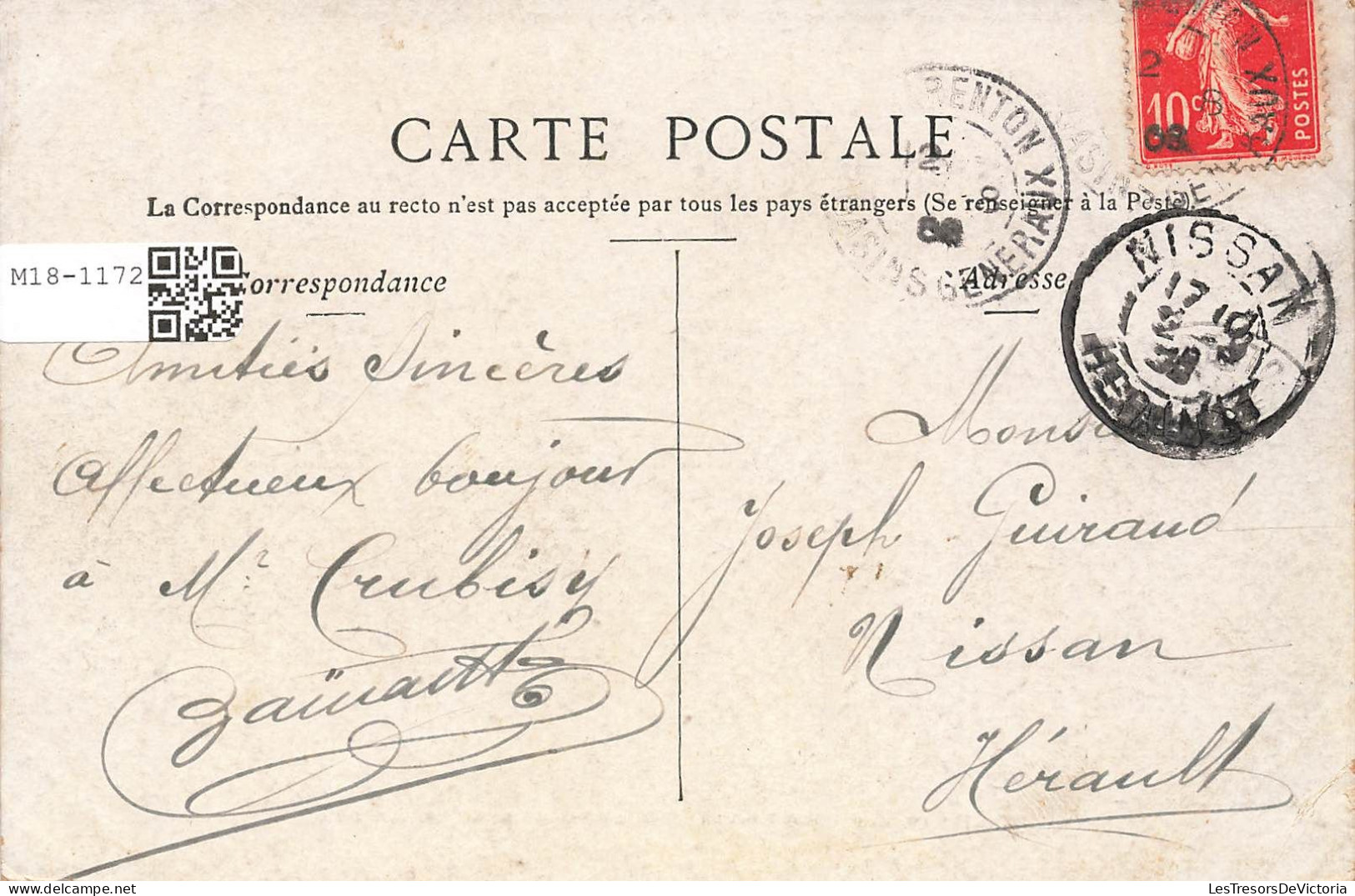 FRANCE - Paris - Allée Centrale Du Jardin Des Tuileries - Carte Postale Ancienne - Parchi, Giardini