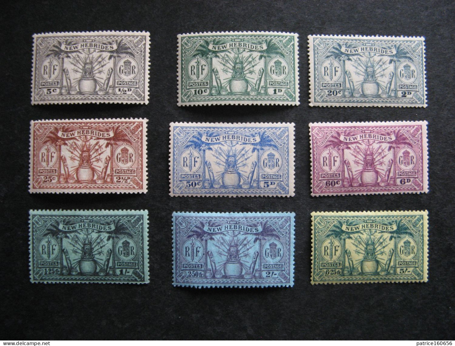 Nouvelles-Hébrides: TB Série N° 91 Au N° 99, Neufs X. - Unused Stamps