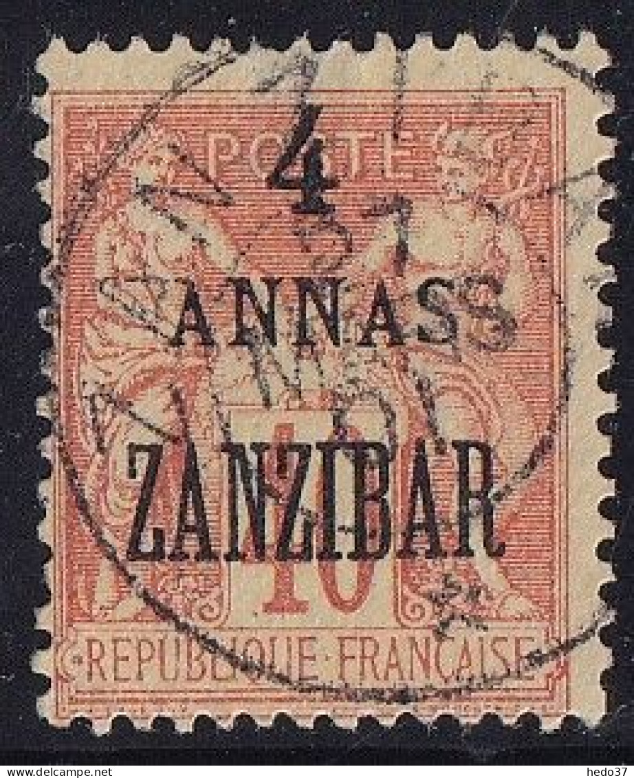 Zanzibar N°26 - Oblitéré - 1 Point De Pelurage Sinon TB - Oblitérés