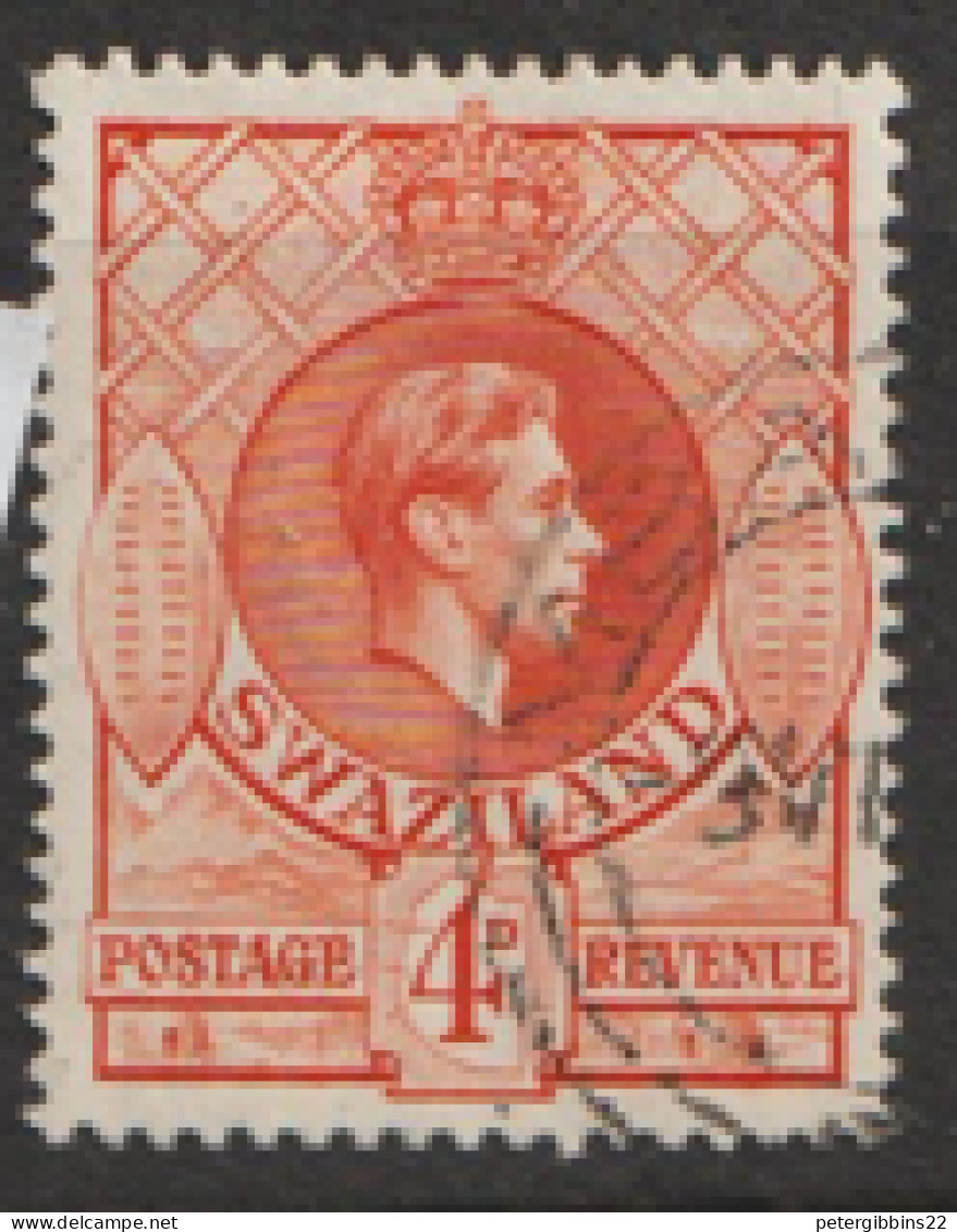 Swaziland   1938  SG 33  4d  Perf  13.1/2x 13 Fine Used - Swaziland (...-1967)