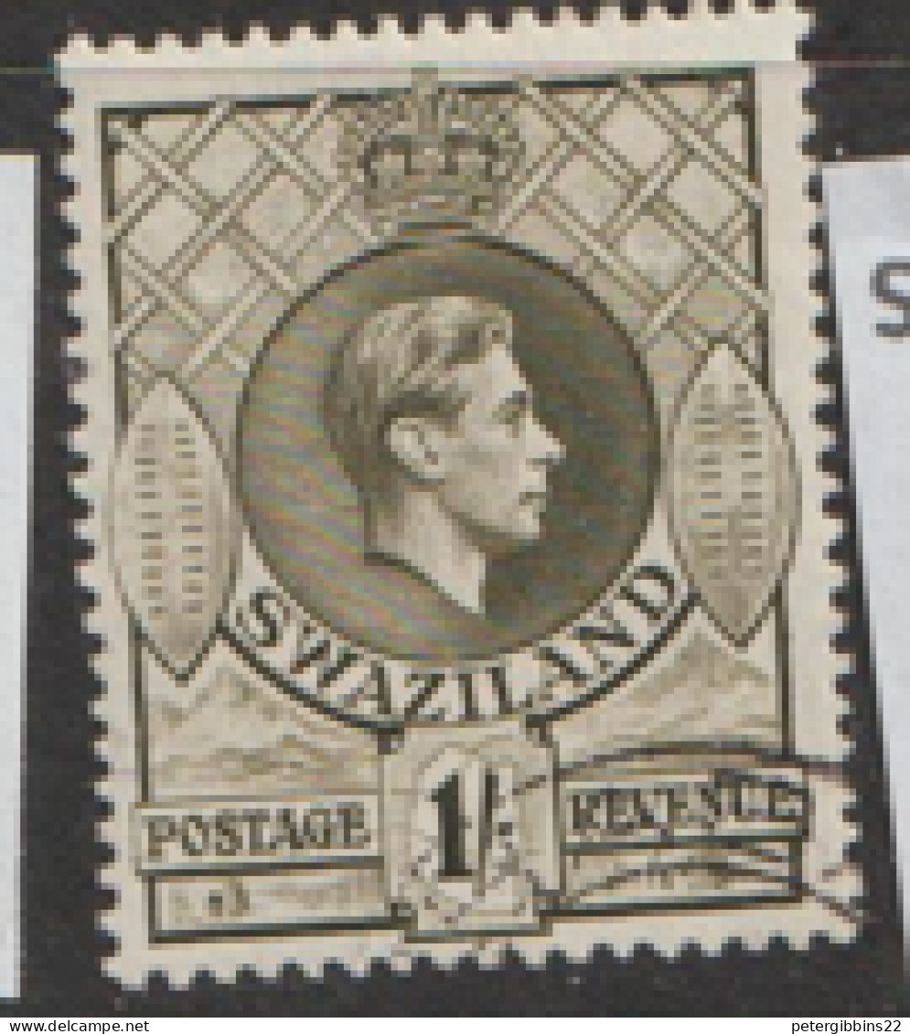 Swaziland   1938  SG 35  1/-d  Perf  13.1/2x 13 Fine Used - Swaziland (...-1967)