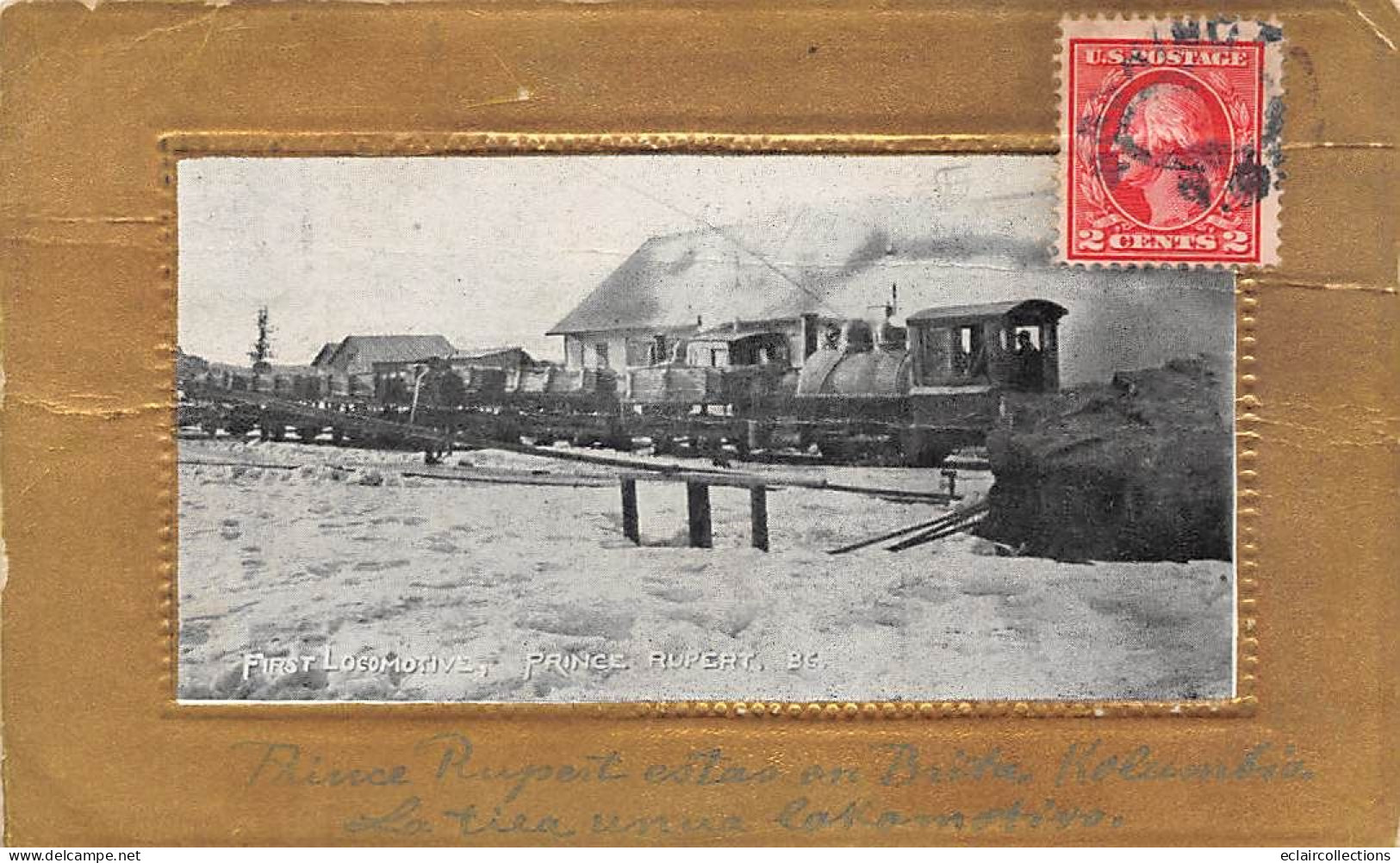 Canada    Colombie Britannique   First Locomotive . Prince Rupert        (voir Scan) - Prince Rupert