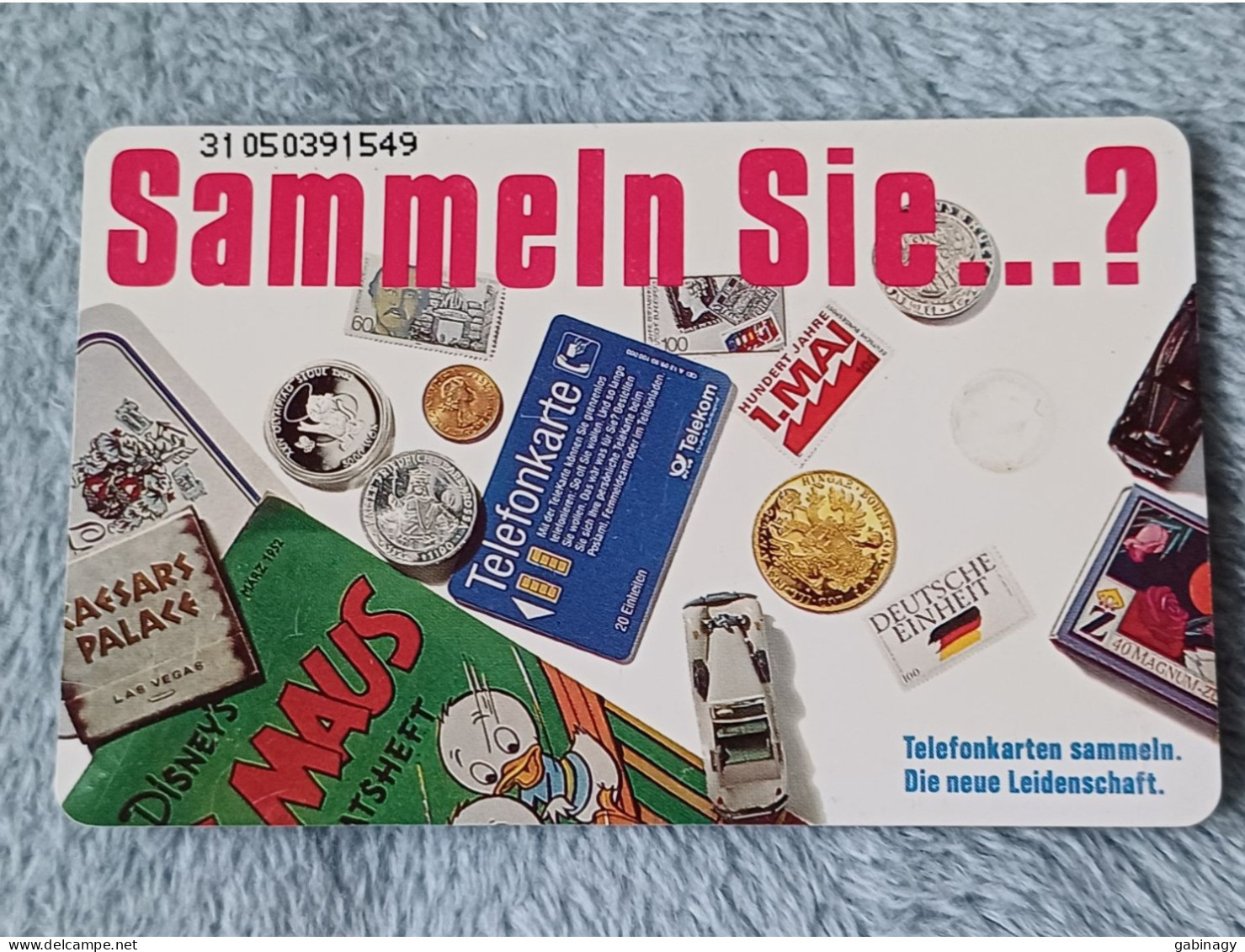 GERMANY - P 01 91 - COIN - BANKNOTE - DISNEY - MATCHBOX - P & PD-Series: Schalterkarten Der Dt. Telekom