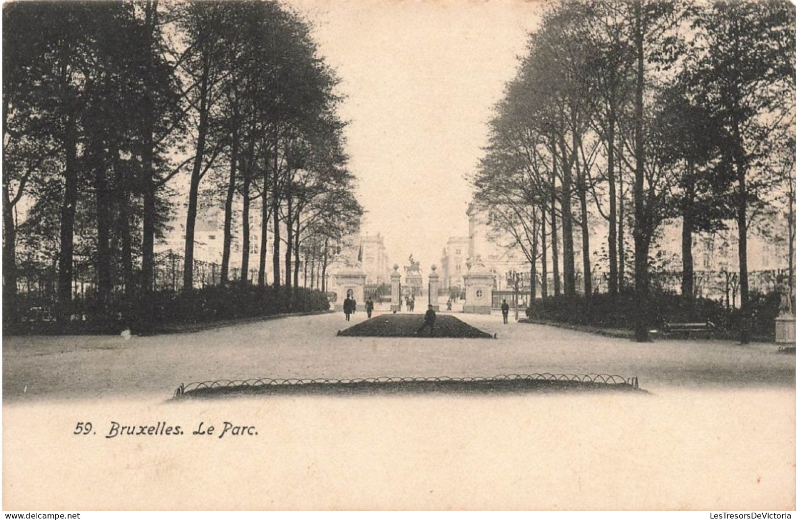 BELGIQUE - Bruxelles - Vue Sur Le Parc - Carte Postale Ancienne - Forêts, Parcs, Jardins