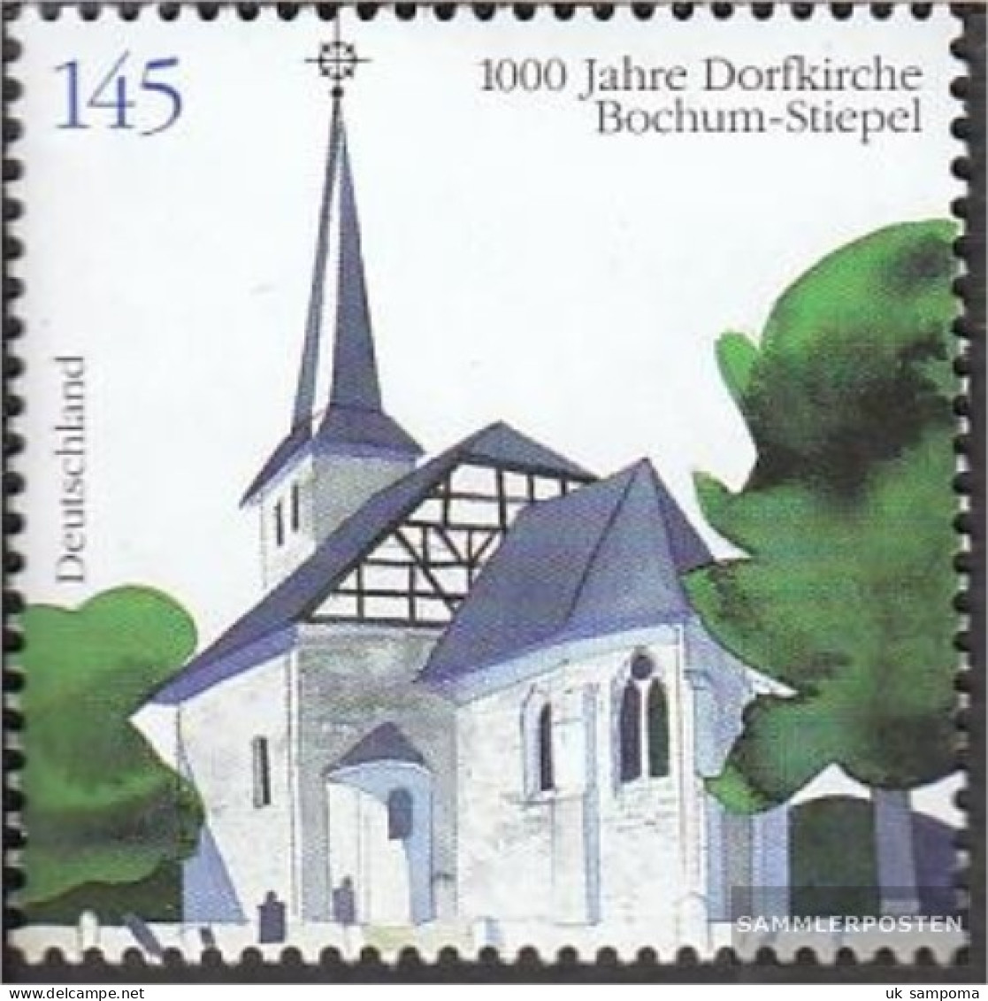 FRD (FR.Germany) 2646 (complete Issue) Unmounted Mint / Never Hinged 2008 Village Church Bochum - Ungebraucht