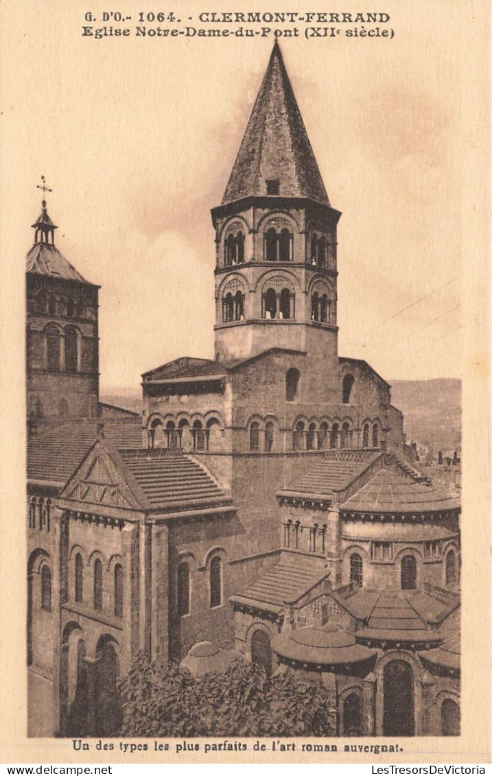 FRANCE - Clermont-Ferrand - L'église Notre-Dame-du-Pont - Carte Postale Ancienne - Clermont Ferrand