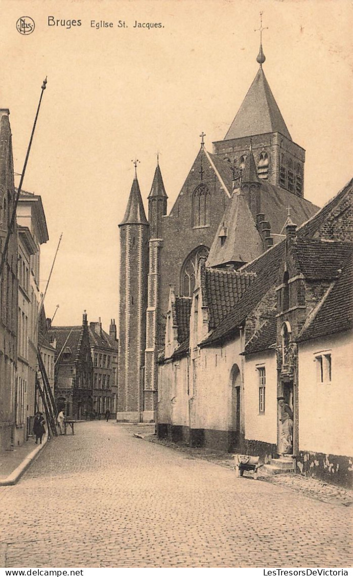 BELGIQUE - Bruges - Église Saint Jacques - Carte Postale Ancienne - Brugge