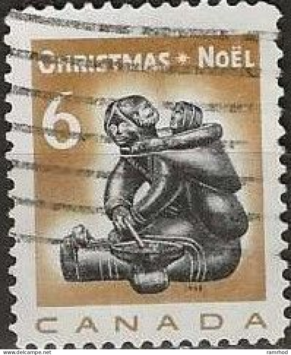 CANADA 1968 Christmas - 6c. Mother And Child (carving) FU - Gebruikt