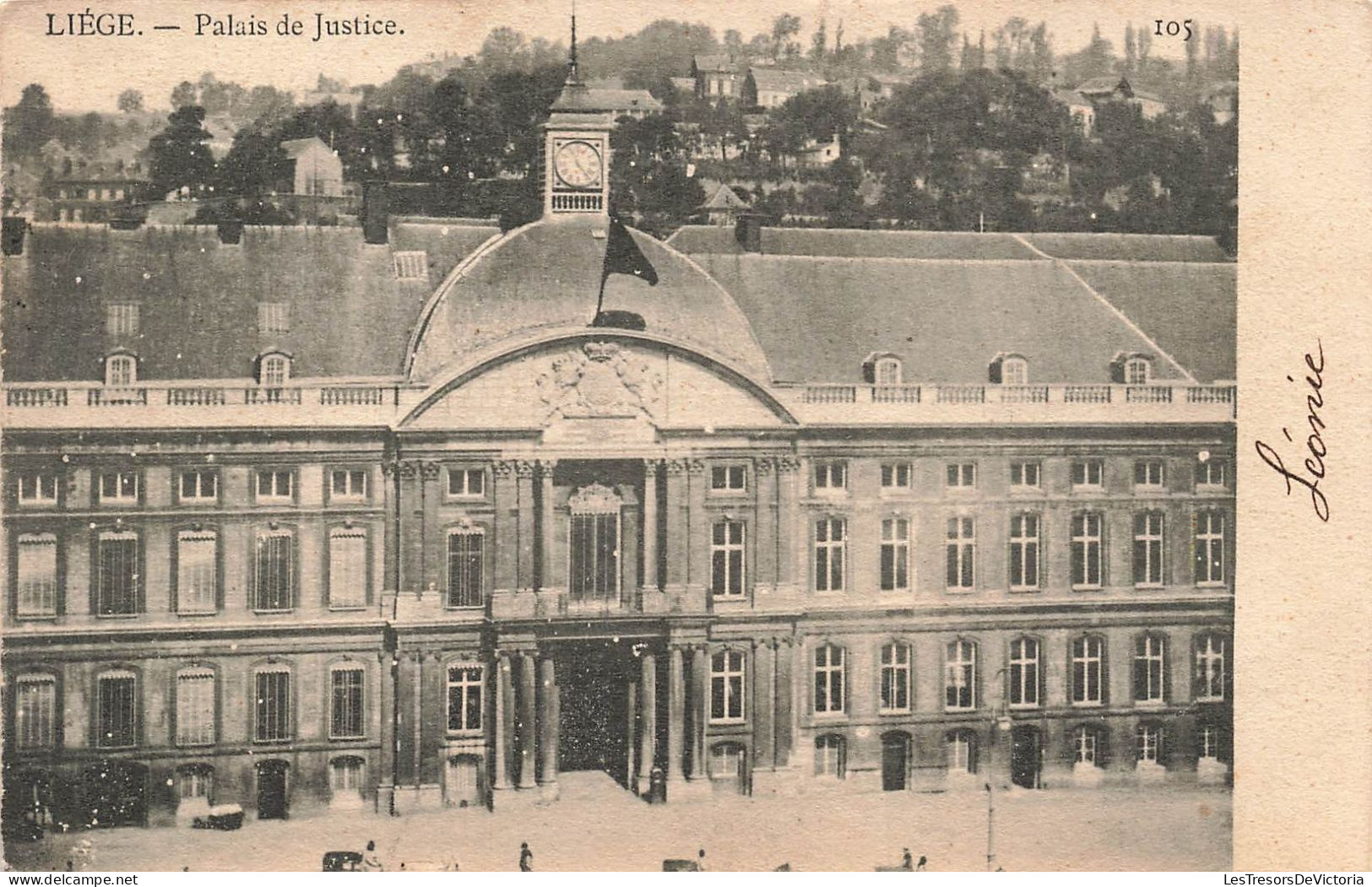 BELGIQUE - Liége - Palais De Justice - Carte Postale Ancienne - Luik