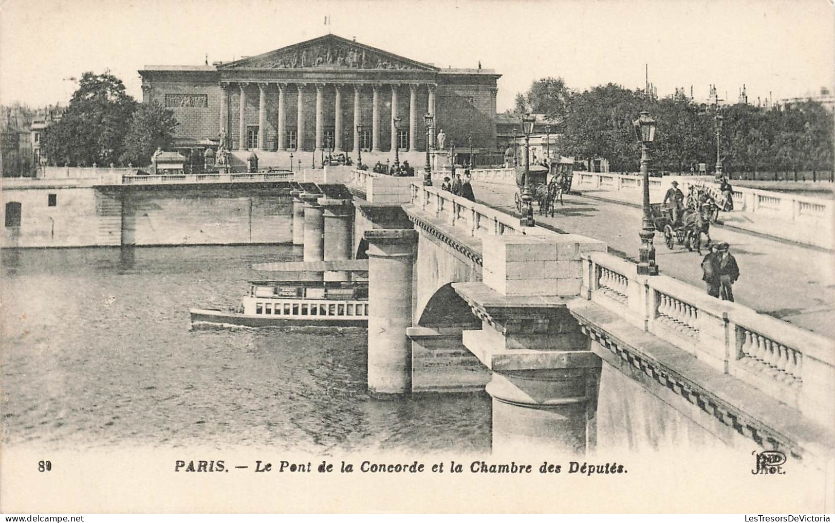 FRANCE - Paris - Le Pont De La Concorde Et La Chambre Des Députés - Carte Postale Ancienne - Ponts