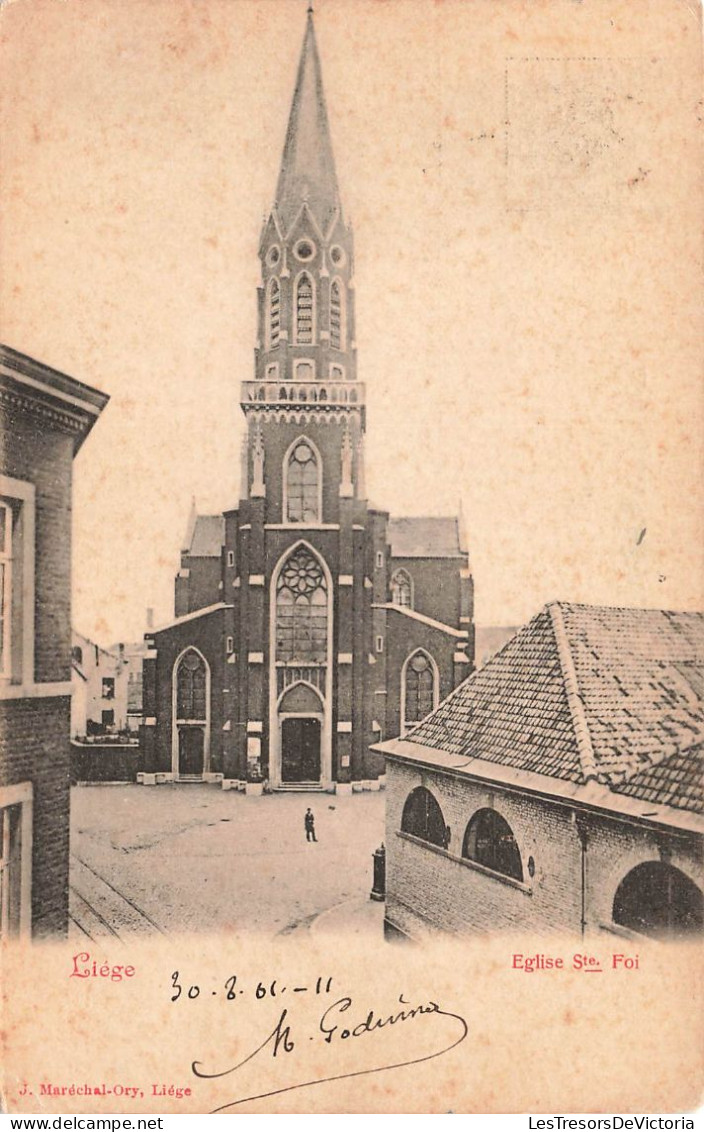 BELGIQUE - Liége - Eglise Ste Foi - Carte Postale Ancienne - Luik