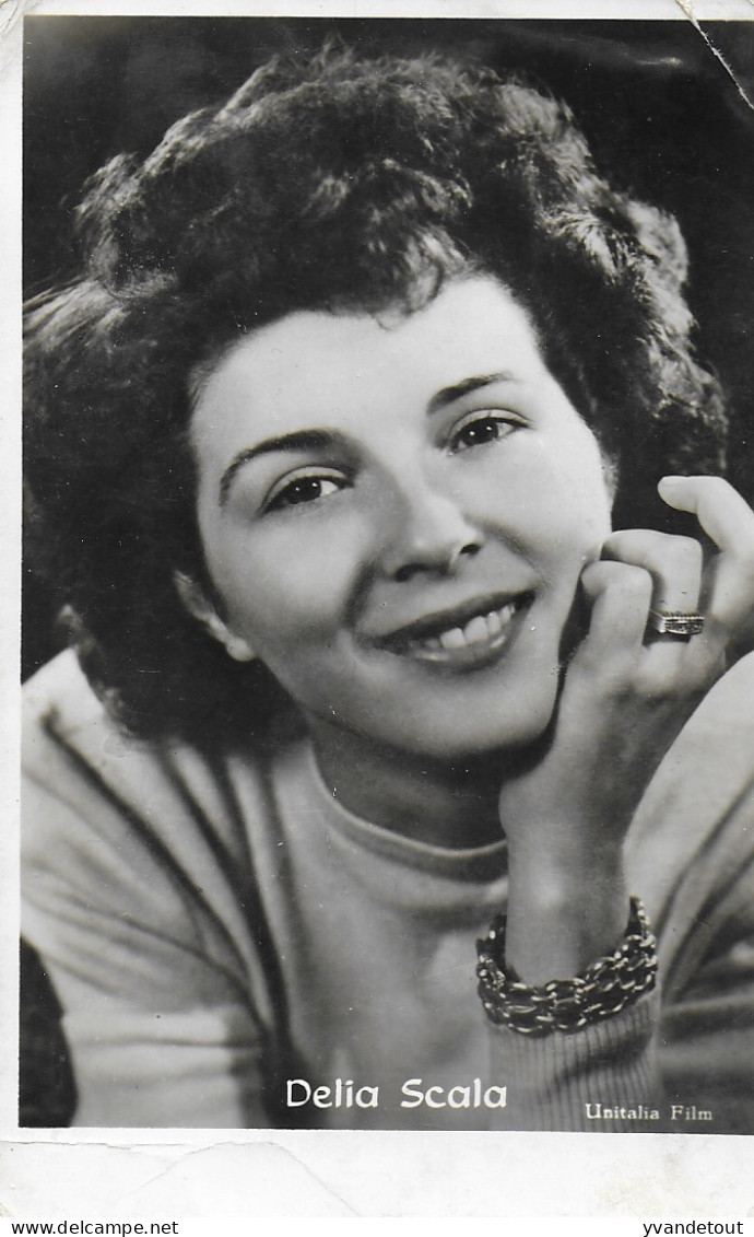 Cinéma. Photo Vintage Delia Scala - Andere & Zonder Classificatie