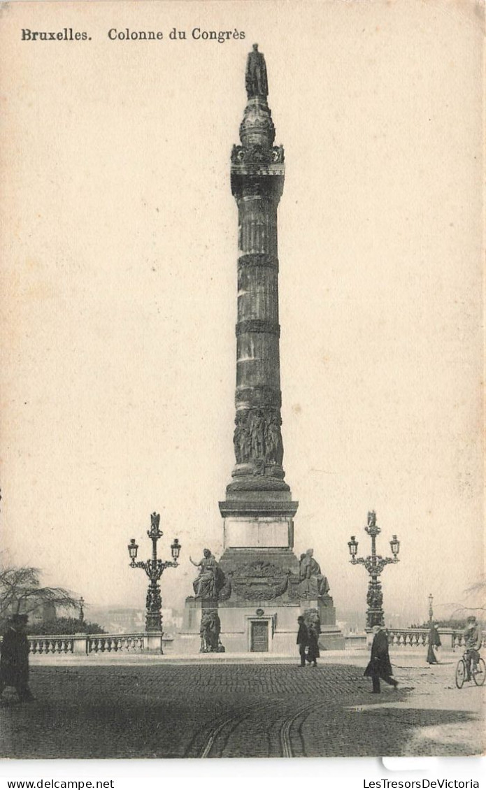 BELGIQUE - Bruxelles - Colonne Du Congrès - Carte Postale Ancienne - Monumenten, Gebouwen