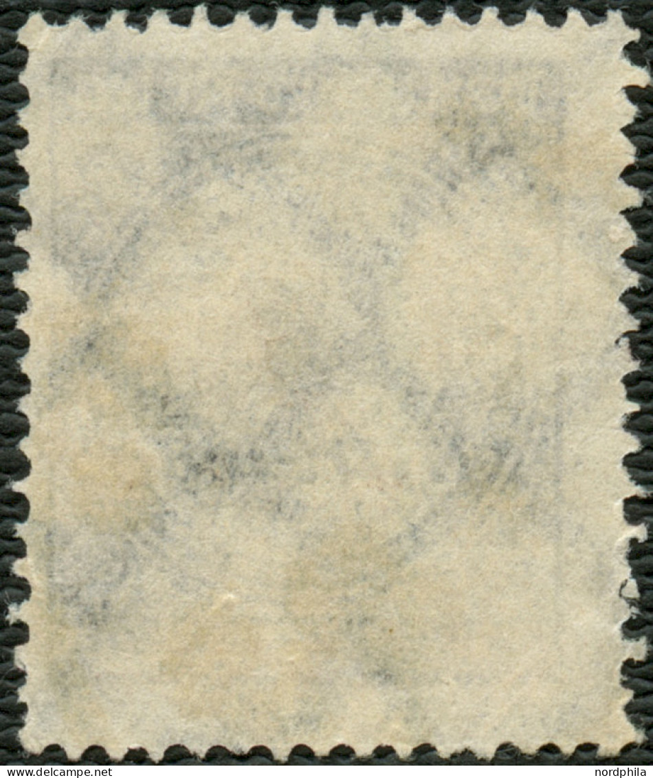 Dt. Reich 325APb O, 1923, 1 Mrd. Schwärzlichbraun, Plattendruck, Zeitgerechte Entwertung, Herstellungsbedingte Rauhe Zäh - Other & Unclassified