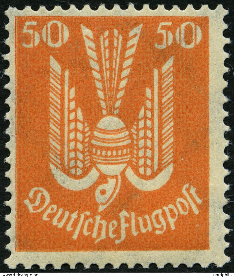 Dt. Reich 347 , 1924, 50 Pf. Holztaube, Pracht, Gepr. Schlegel, Mi. 140.- - Ungebraucht