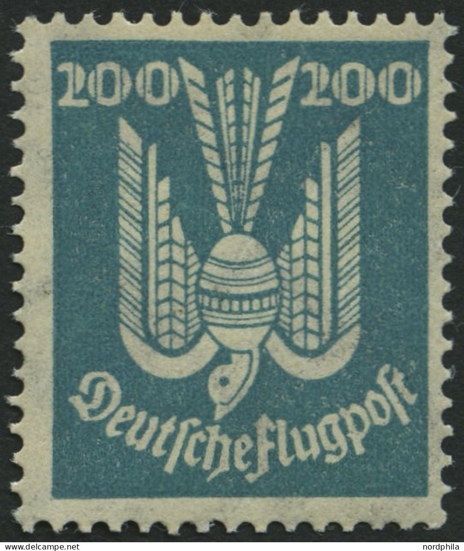 Dt. Reich 349 , 1924, 200 Pf. Holztaube, Normale Zähnung, Pracht, Mi. 350.- - Unused Stamps