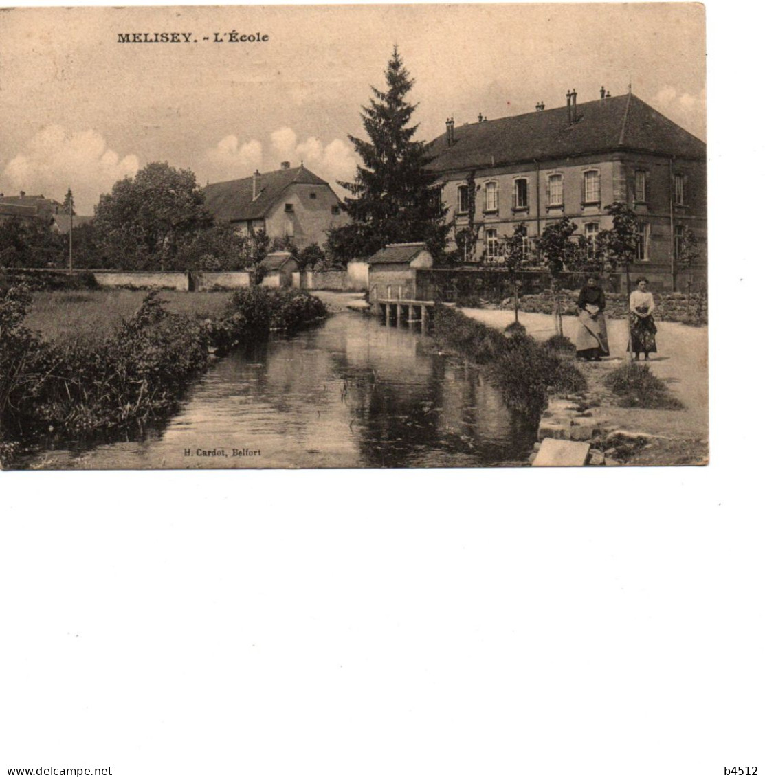 70 MELISEY L'école , 1903 , édition Cardot , Femmes Sur La Route - Mélisey