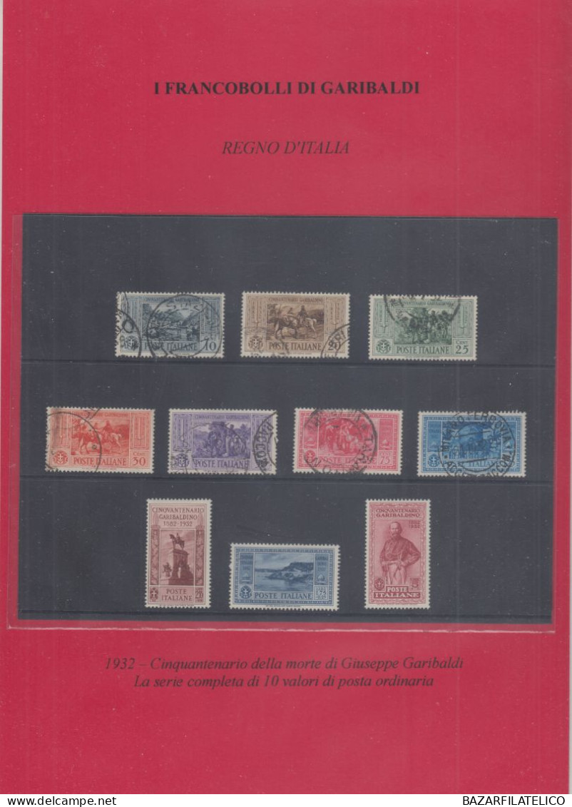 TEMATICA GARIBALDI COLLEZIONE CELEBRAZIONE 150° ANNIVERSARIO CON RARO MANIFESTO - Lotti E Collezioni