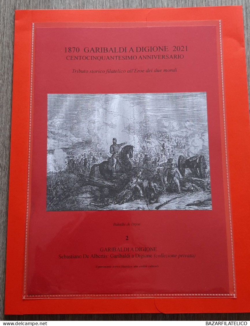 TEMATICA GARIBALDI COLLEZIONE CELEBRAZIONE 150° ANNIVERSARIO CON RARO MANIFESTO