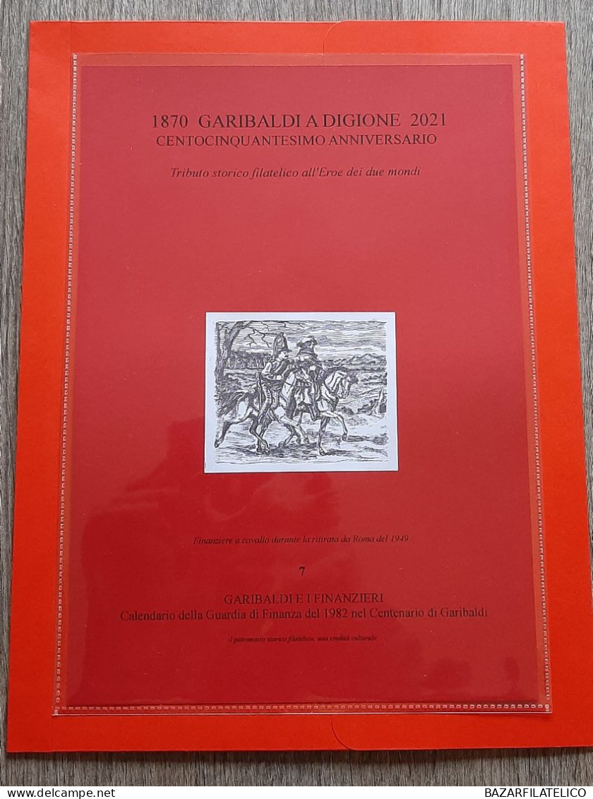 TEMATICA GARIBALDI COLLEZIONE CELEBRAZIONE 150° ANNIVERSARIO CON RARO MANIFESTO