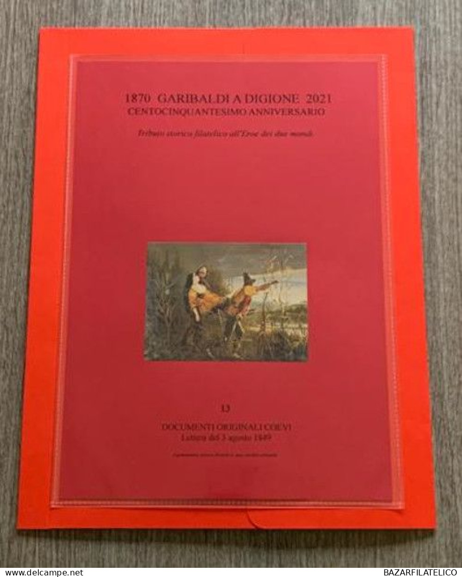 TEMATICA GARIBALDI COLLEZIONE CELEBRAZIONE 150° ANNIVERSARIO CON RARO MANIFESTO