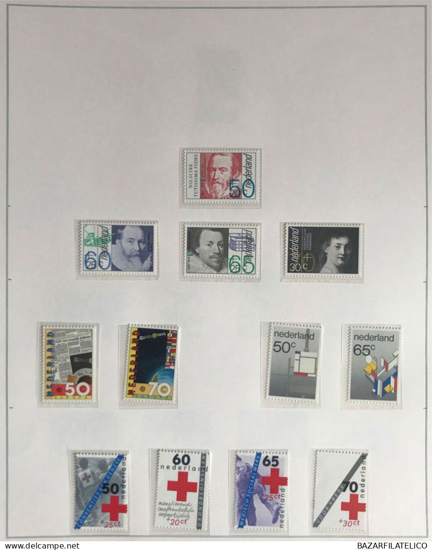 COLLEZIONE DELL'OLANDA DAL 1966 AL 1977 G.I MNH** + SERVIZI