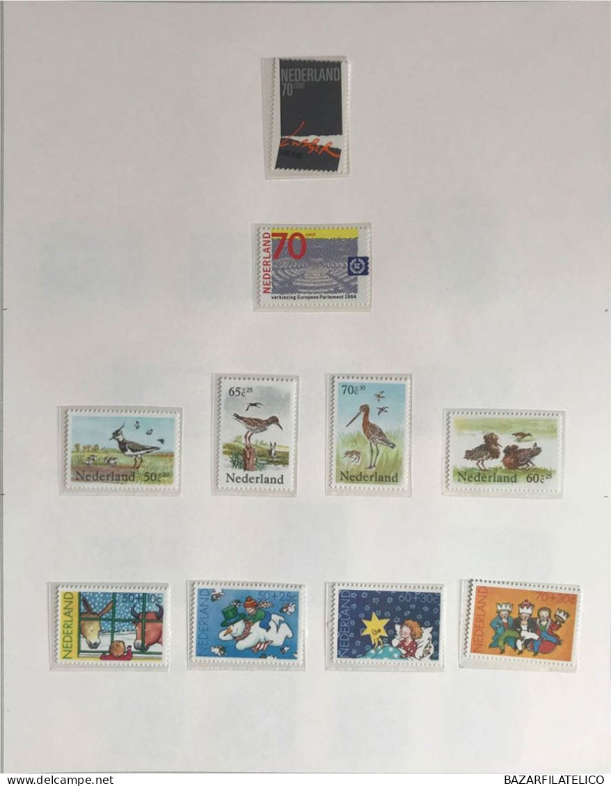 COLLEZIONE DELL'OLANDA DAL 1966 AL 1977 G.I MNH** + SERVIZI