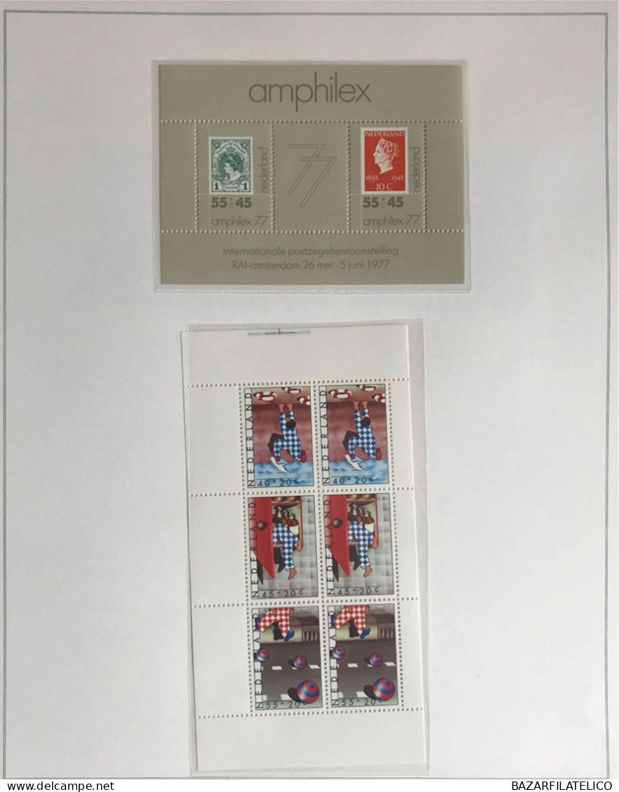 COLLEZIONE DELL'OLANDA DAL 1966 AL 1977 G.I MNH** + SERVIZI