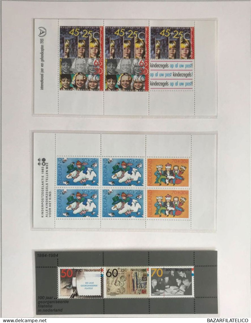 COLLEZIONE DELL'OLANDA DAL 1966 AL 1977 G.I MNH** + SERVIZI