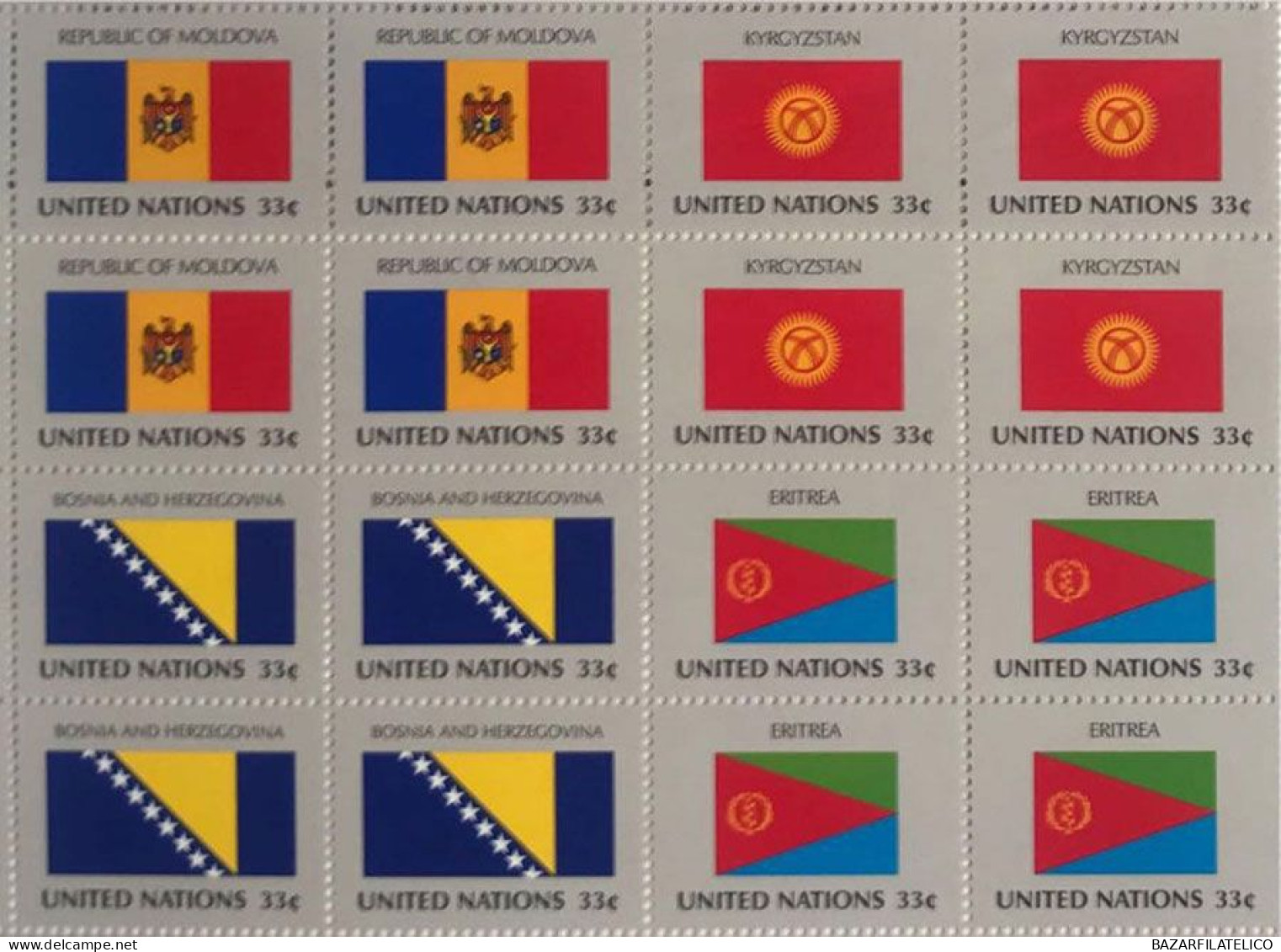 COLLEZIONE - RACCOLTA DELLE NAZIONI UNITE VEREINTE NATIONEN G.I MNH**