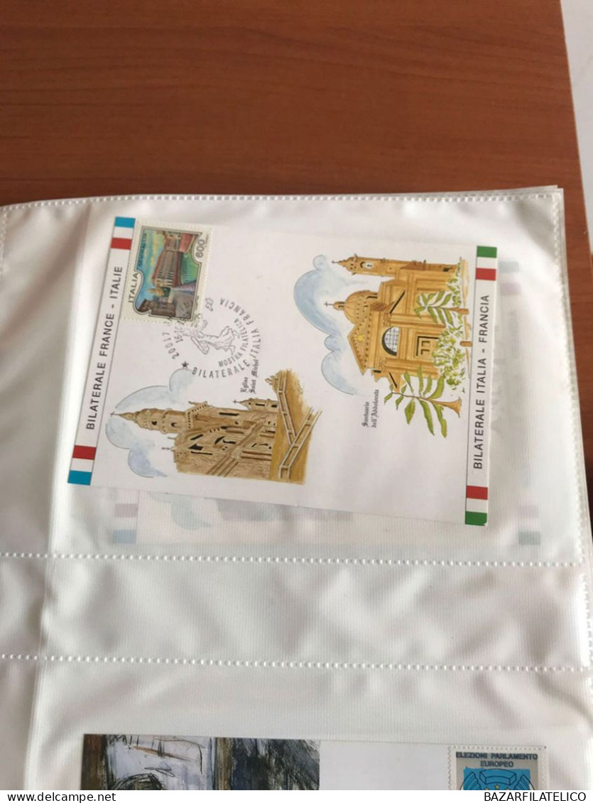 COLLEZIONE DI BUSTE E CARTOLINE VATICANO S. MARINO + ALCUNI FOLDER SPECIALI