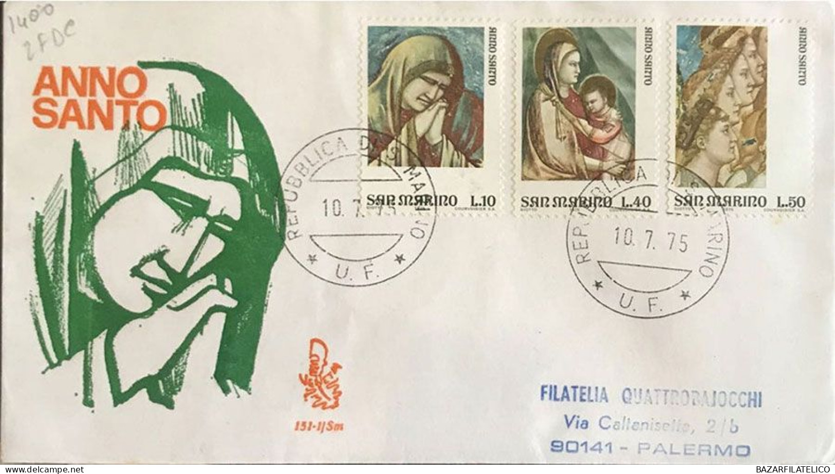 COLLEZIONE DI BUSTE PRIMO GIORNO SAN MARINO DAL 1967 AL 1985