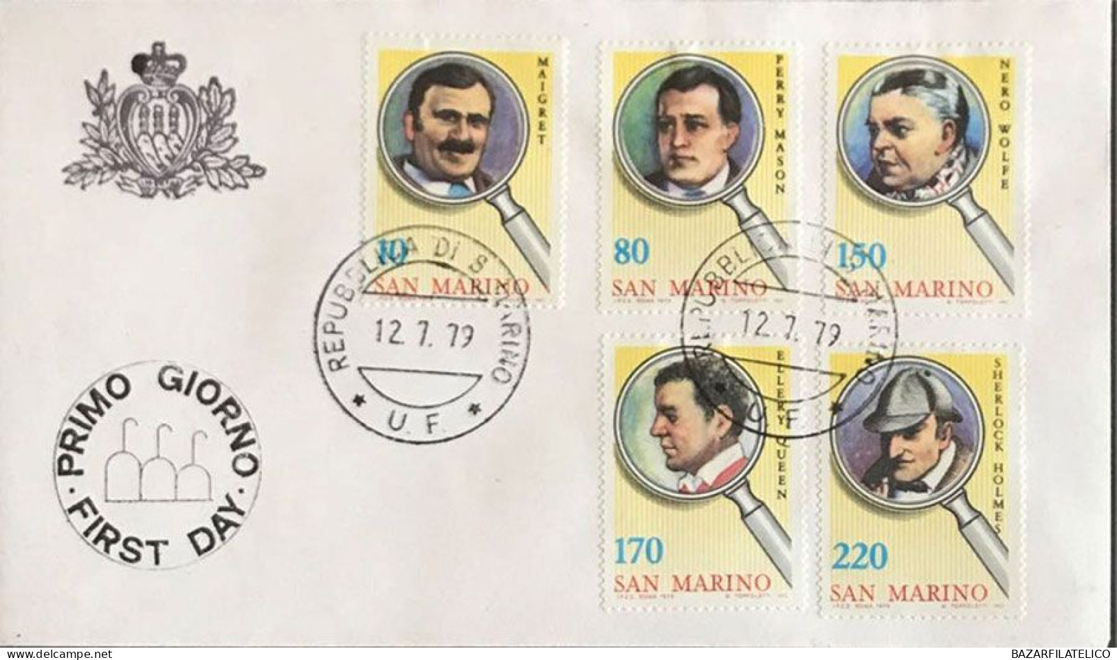 COLLEZIONE DI BUSTE PRIMO GIORNO SAN MARINO DAL 1967 AL 1985