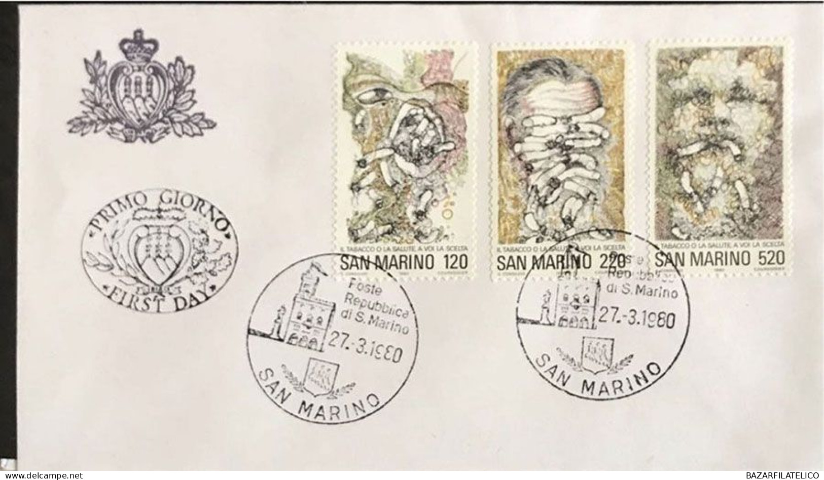 COLLEZIONE DI BUSTE PRIMO GIORNO SAN MARINO DAL 1967 AL 1985