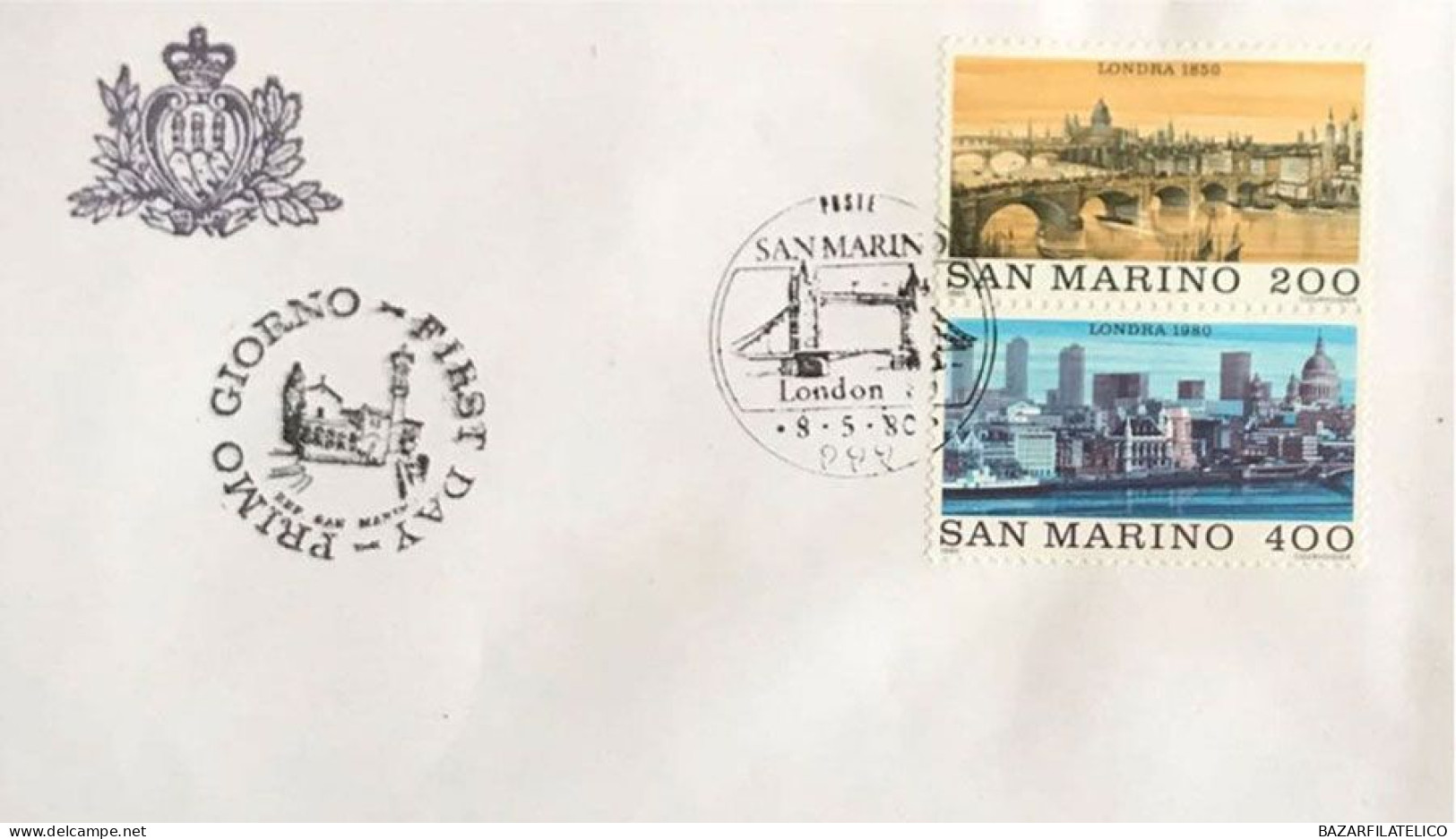 COLLEZIONE DI BUSTE PRIMO GIORNO SAN MARINO DAL 1967 AL 1985